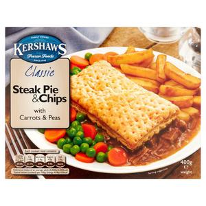 Kershaws Classic Steak Pie & Chips