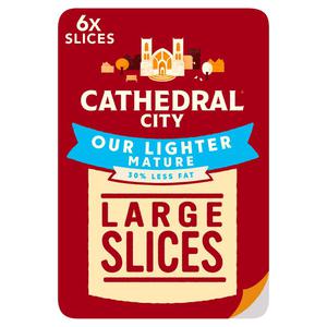 Cathedral City 6 Slices Lighter Cheese