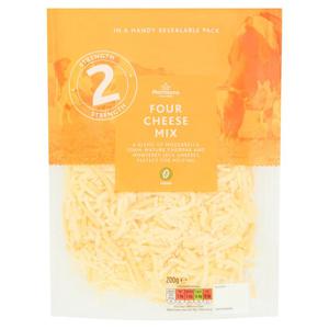 Morrisons Four Cheese Grated Mix