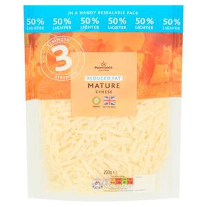 Morrisons 50% Reduced Fat Mature Grated Cheddar