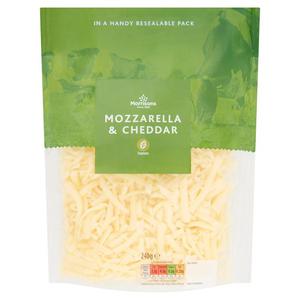 Morrisons Grated Mozzarella & Cheddar Mix