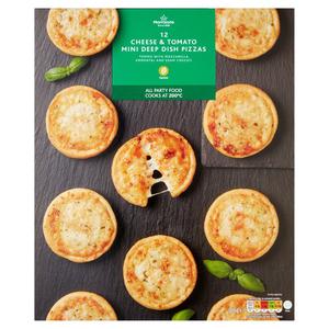 Morrisons 12 Cheese & Tomato Mini Deep Dish Pizzas