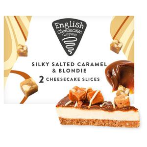 English Cheesecake Company Salted Caramel & Blondie Cheesecake