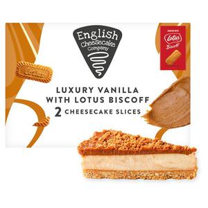 English Cheesecake Company Lotus Biscoff Cheesecake