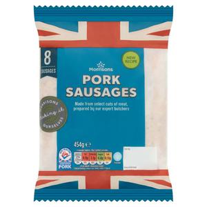 Morrisons Butcher's Style Pork Sausages