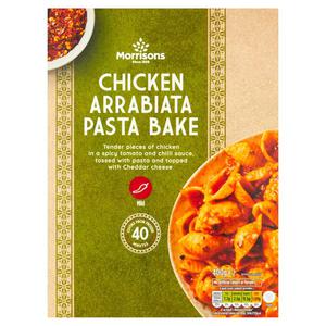 Morrisons Chicken Arrabiata & Tomato Pasta Bake