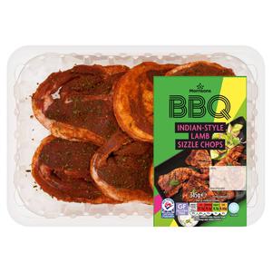 Morrisons Indian Lamb Sizzle Chops