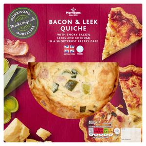 Morrisons Bacon & Leek Quiche