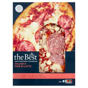 Morrisons The Best Fennel Salami & Fior Di Latte Pizza