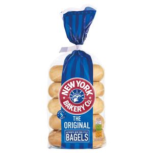 New York Bagel Co. New York Bakery Co. 5 The Original Bagels Fresher for Longer 425g