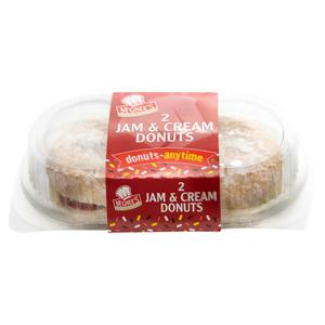 McGhee's 2 Jam & Cream Donuts