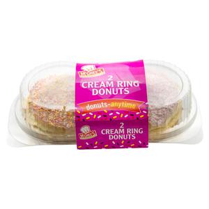 McGhee's 2 Cream Ring Donuts