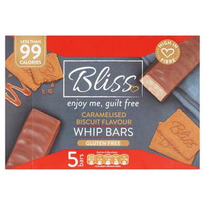 Bliss Caramelised Biscuit Flavour Whip Bars 5 x 25g (125g)