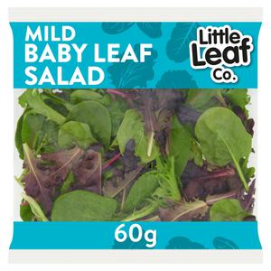 Little Leaf Co. Mild Baby Leaf Salad 60g