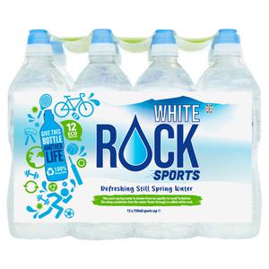 White Rock Sports Refreshing Still Spring Water 12 x 750ml