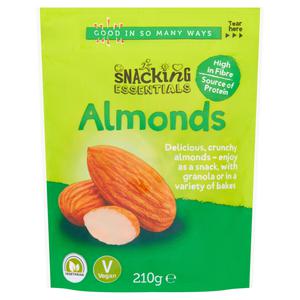 sNAckinG ESSENTIALS Almonds 210g