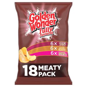 Golden Wonder Fully Flavoured Meaty Pack 18 x 25g