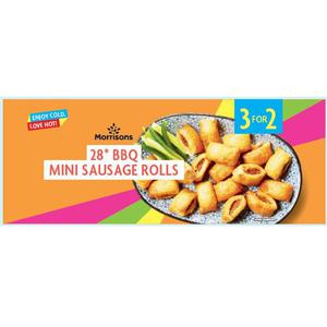 Morrisons BBQ Mini Pork Sausage Rolls