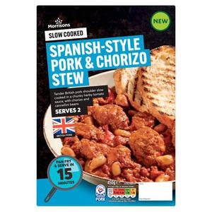 Morrisons Quick Cook Spanish Style Pork And Chorizo Stew