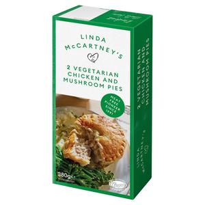 Morrisons Linda McCartney's 2 Vegetarian Chicken & Mushroom Pies