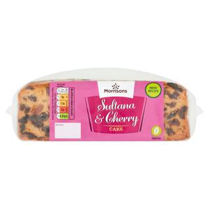 Morrisons Sultana & Cherry Slab Cake