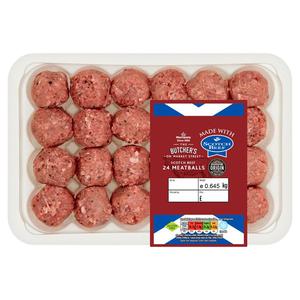 Morrisons Scotch 24 Beef Meatballs