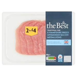 Morrisons The Best Unsmoked Hampshire Breed Wiltshire Cured Medallion