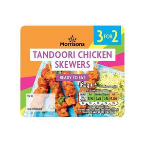 Morrisons Tandoori Chicken Skewers