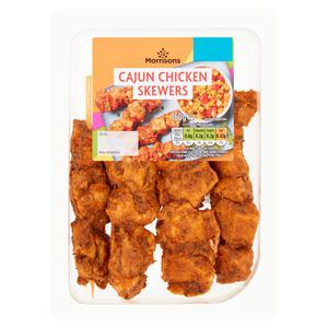 Morrisons Cajun Chicken Skewers