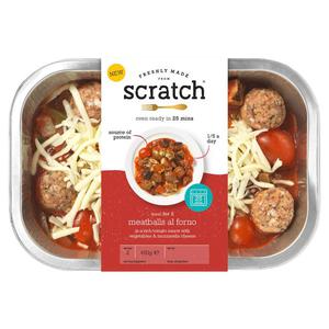 Scratch Meatball Alforno Traybake