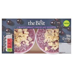 Morrisons The Best Blackcurrant Cheesecake Twin Pot