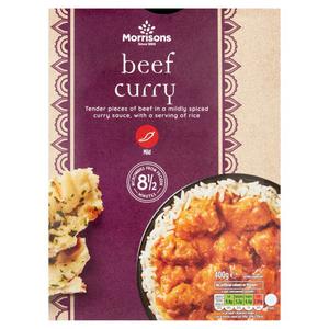 Morrisons Beef Curry & Rice