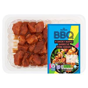 Morrisons Smokey Maple BBQ Pork Kebabs