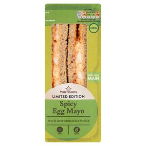 Morrisons Limited Edition Spicy Egg Mayo Sandwich