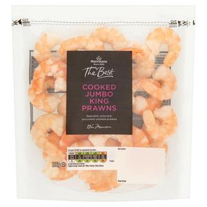 Morrisons The Best Peeled & Cooked Jumbo King Prawns