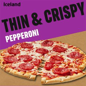 Iceland Thin & Crispy Pepperoni 314g