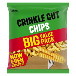 Iceland Crinkle Cut Chips 1.5kg