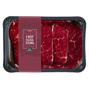 Iceland Beef Sizzle Steaks 240g