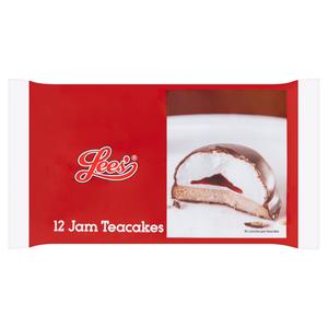 Lees' 12 Jam Teacakes 220g