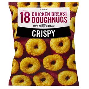 Iceland 18 (approx.) Crispy Chicken Breast Doughnugs 720g