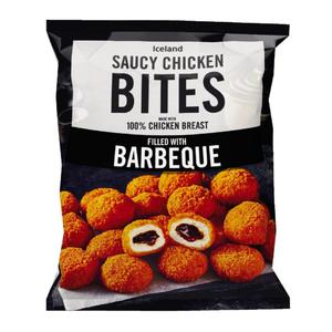 Iceland Barbeque Saucy Chicken Bites 504g