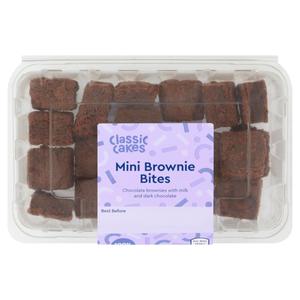 Classic Cakes Mini Brownie Bites