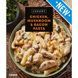 Iceland Luxury Chicken, Mushroom and Bacon Pasta 400g