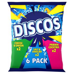 Discos Variety Multipack Crisps 6 x 25.5g