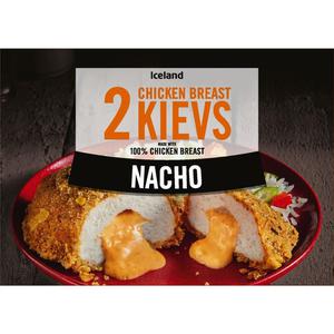 Iceland 2 Nacho Chicken Breast Kievs 250g