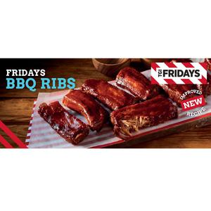 TGI Fridays BBQ Ribs with BBQ Sauce 575g