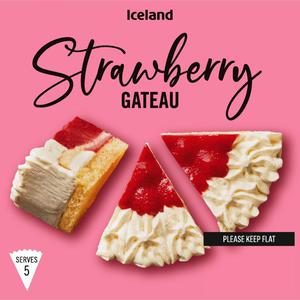 Iceland Strawberry Gateau 375g