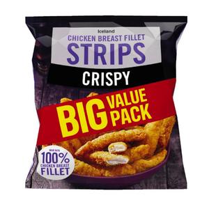 Iceland Crispy Chicken Breast Fillet Strips 850g