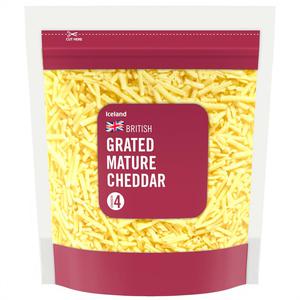 Iceland British Grated Mature Cheddar 350g