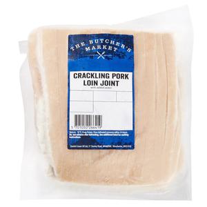 The Butcher's Market Crackling Pork Loin Joint 1.05Kg